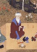 The Poet Nizami sits in the highest rank among the great Persian poets of the past